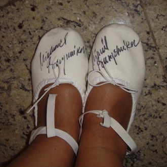 17 Misha´s ballet shoes 2010.